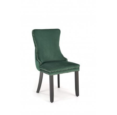 Étkezőszék ALDA VELVET, Sötétzöld/Fekete