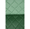 Étkezőszék K525 VELVET, Sötétzöld/Fekete