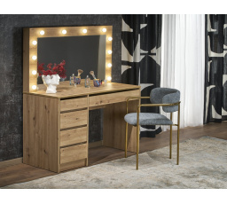 HOLLYWOOD XL fésülködőasztal, Artisan tölgy