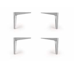 MODULO N2 ágy - Ágy lábak (készlet), Ezüst