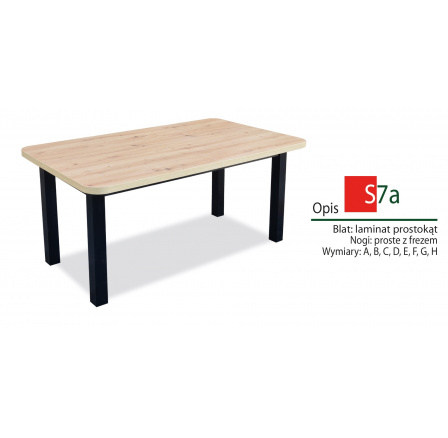 Stół S7A 120 x 70 ( 30)