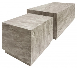 2 darabos Dice konferenciaasztal szett szürke márvány