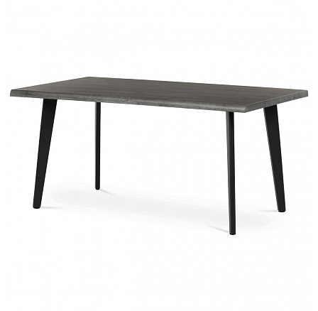 Jídelní stůl 160x90cm, mdf, šedý dub, HT-F4416 GREY