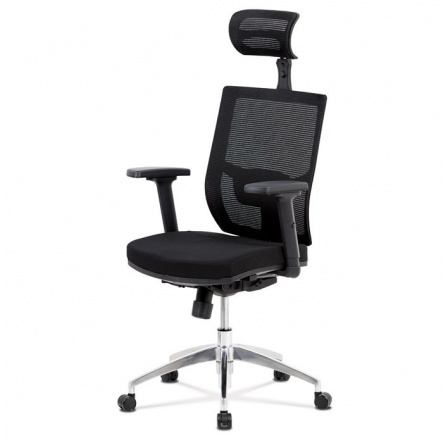 Kancelářská židle, synchronní mechanismus, černá síťovina, KA-B1083 BK