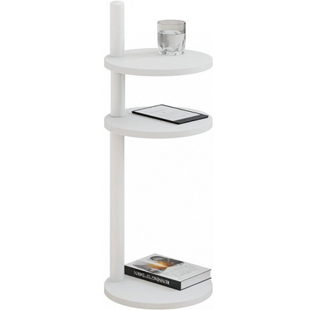 Stolik pomocniczy Claro II okrągły Ø30 cm- różne kolory do wyboru - Biały Mat , Biały Mat Stolik pomocniczy Claro II okrągły Ø30 cm- różne kolory do wyboru - Biały Mat , Biały Mat