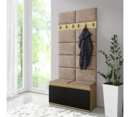 EMI 1 előszobafal, Trinity 04/Artisan + fekete