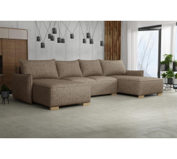 Sedací souprava Forest U hnědá