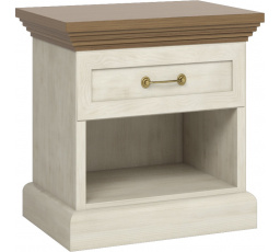 Éjjeliszekrény ROYAL SN, Északi fenyő + Vad tölgy