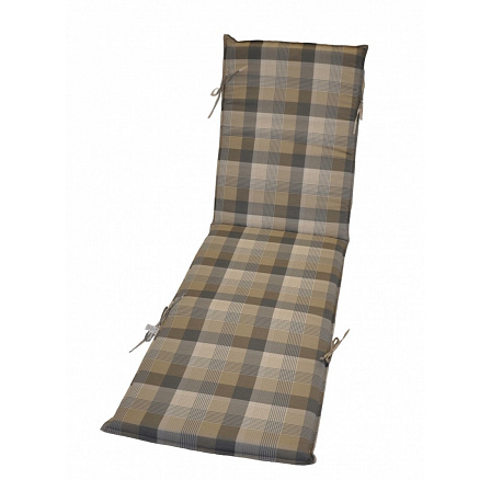 UNI nyugágy párna, szélesség 55 cm, uniko szürke kockás