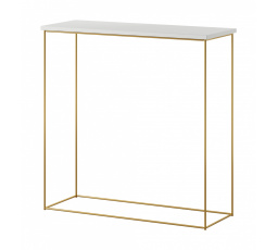Milánó Konzol Arany+Fehér