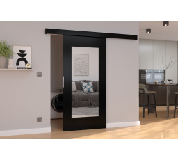 Toló falra szerelhető ajtó NELA 96 Fekete