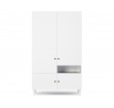Dullum 120 Wardrobe White Biały 120x205 Not applicable