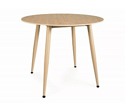 RION Kerámia Étkezőasztal - 90 cm, Travertin / Kašmír