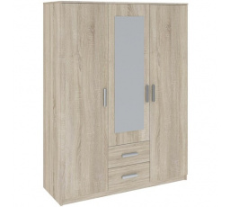 TAMINA 3D2S ruhásszekrény, Sonoma Tölgy