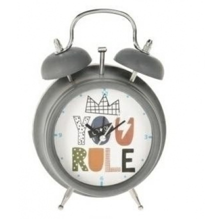 Zebra ébresztőóra fekete