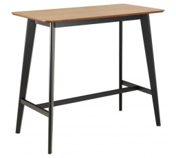 Roxby bárasztal fekete/természetes