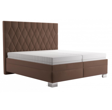 Postel Simon 180x200, hnědá