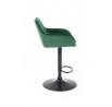 H103 bárszék, zöld bársony