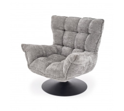 Forgó és hintaszék HAGEN, Szürke/Fekete