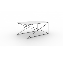 Dante fehér+fehér kávézóasztal