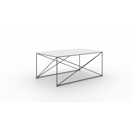 Dante fehér+fehér kávézóasztal