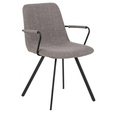 Selina sötétszürke karosszék kartámaszokkal