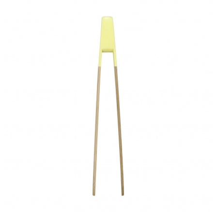 Sárga mágneses bambusz tálalócsipesz