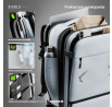 Többfunkciós vákuumos hátizsák Chairs Backpack Air, szürke
