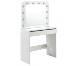 HOLLYWOOD JG fehér fésülködőasztal