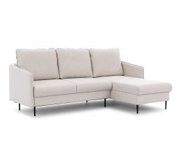 Narożnik Taila Mini z funkcją spania / Loft 01 / czarne nogi / strona prawa
