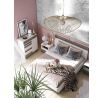 BLANCO 27 sosna śnieżna/MDF new grey - szafa