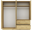 BASIT 4D2S ruhásszekrény, Artisan Tölgy