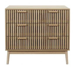 Klaus komód 3 fiókkal, természetes