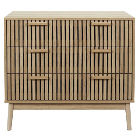 Klaus komód 3 fiókkal, természetes