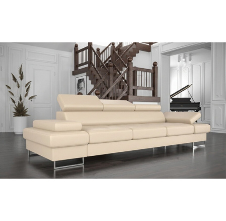 SOFA GALAXY III 300 CM SKÓRA NATURALNA - Skóra kremowa