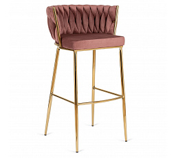 Hoker FLORES 2 Różowy Welurowy