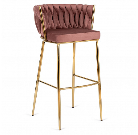 Hoker FLORES 2 Różowy Welurowy