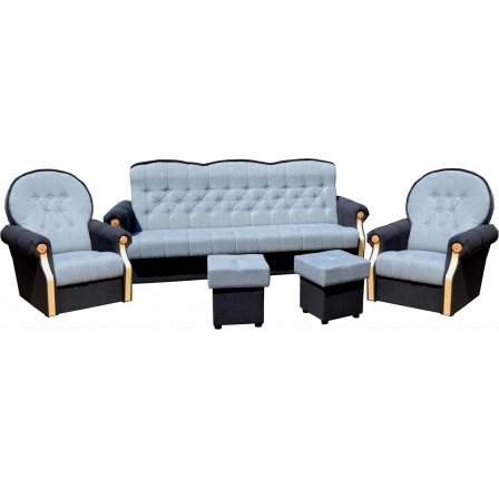 Sedací souprava Petra 3F+1+1+2T šedá Sedací souprava Petra 3F+1+1+2T šedá