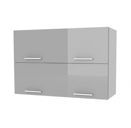 Kuchyňská skříňka Femme KL80 2D, šedý lesk