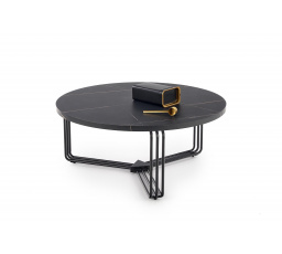 ANTICA konferencia asztal, fekete márvány/fekete