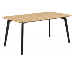 Cadiz asztal 160x90cm természetes/fekete