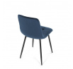 Jídelní židle, modrá, sametová látka, CT-281 BLUE4