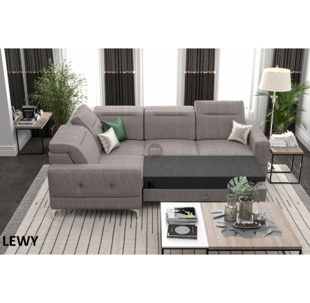 NAROŻNIK MALIBU 250X180 CM - lewa , Wybierz własny kolor - Zapisz swój wybór - Galeria tkanin poniżej