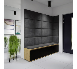 EMI 3 előszobafal, Trinity 15/Artisan+fekete