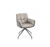 Forgó étkezőszék K523, Szürke/Sötétszürke/Fekete