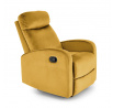 WONDER fekvőfotel, Mustársárga