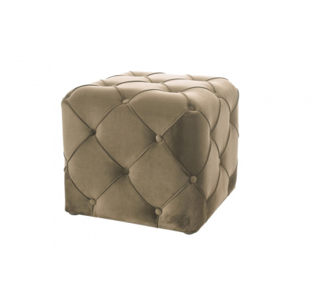 PUF AVIVA K VELVET BEŻOWY BLUVEL 28/ WENGE