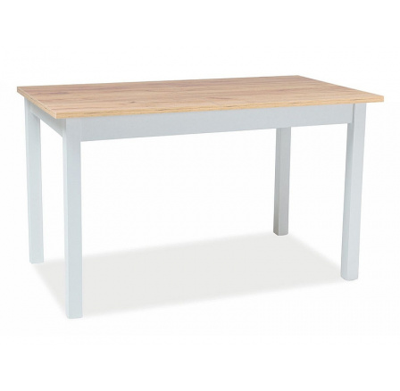 STÓŁ HORACY DĽB ARTISAN / BIAŁY MAT 100(140)X60 STÓŁ HORACY DĽB ARTISAN / BIAŁY MAT 100(140)X60