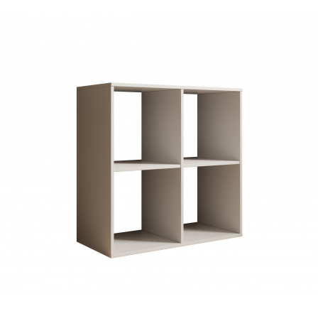 Lenti 2x2 Polc Fehér+Fehér