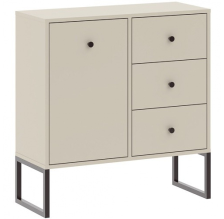 LINEA 1D3S komód, Kašmír/Fekete